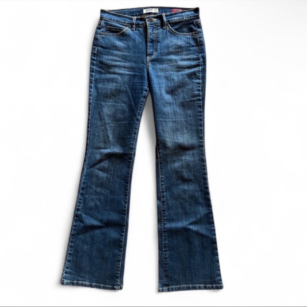 Vintage Y2K  “Jeanstar” dark blue bootcut high waisted jeans